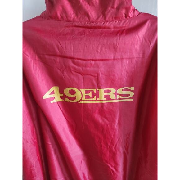 NFL Team Apparel Vintage San Francisco 49ers Reversible Fleece Jacket Mens M - Picture 8 of 11
